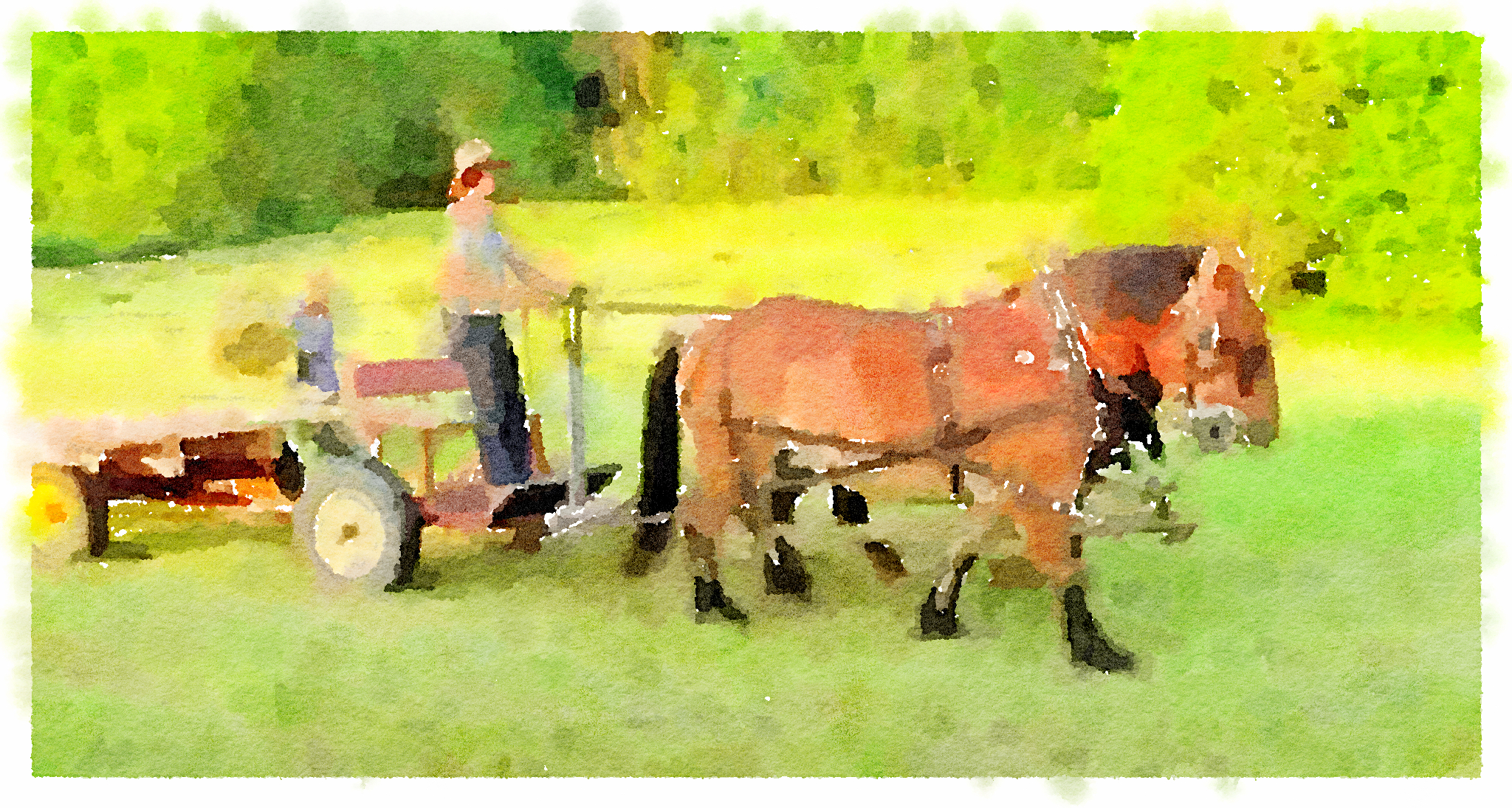 Haying with Draft Horses at Full and By Farm