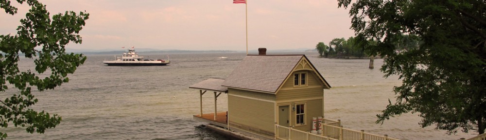 Rosslyn boathouse, Essex, NY