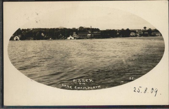 Essex Horse Nail Company Factory in Essex, New York, circa 1909.