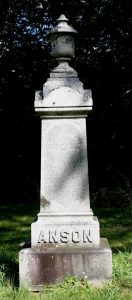 George D. Anson grave in Essex, NY (Source: Karen Kelly via findagrave.com)