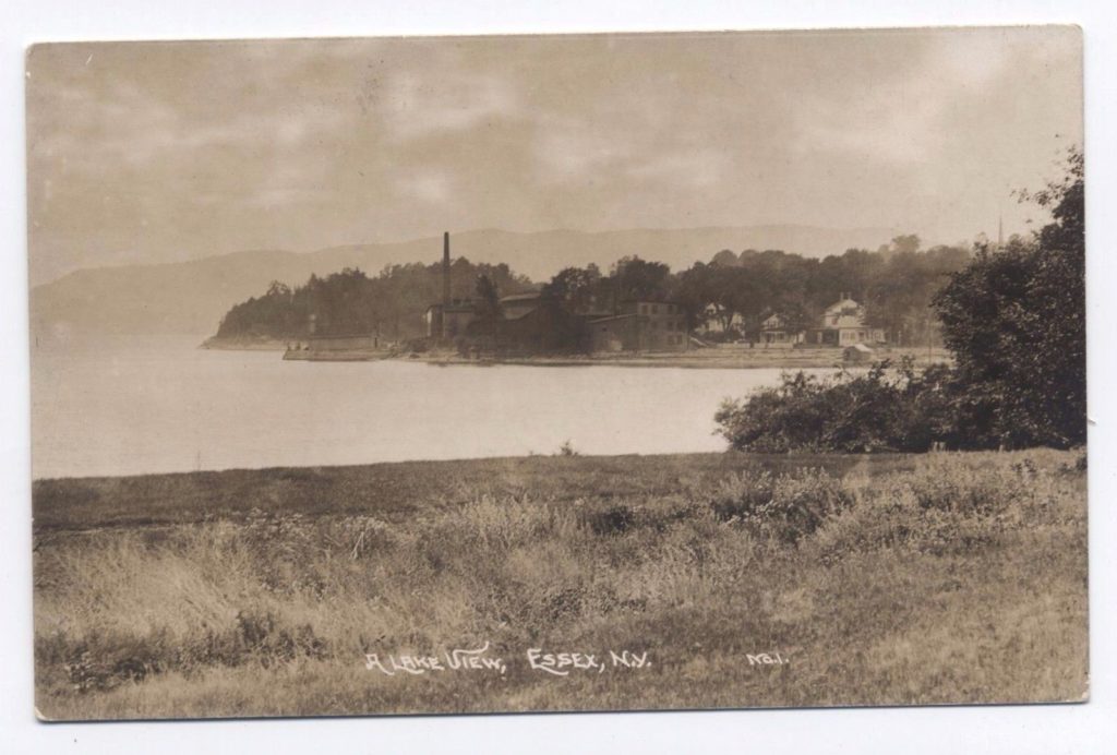 Industrial Waterfront, Essex on Lake Champlain, circa 1910