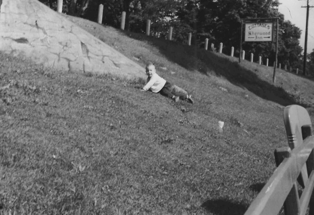 Phil Keuhlen at the Sherwood Inn, August 1951 (Source: Phil Keuhlen)